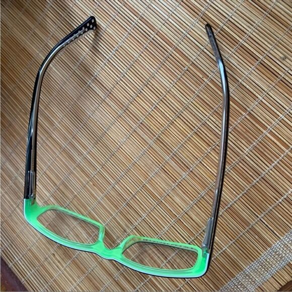 Nike 5515 002 Black Green & White Rectangular Eyeglass/Sunglass Frames Sz OS - Picture 4 of 11